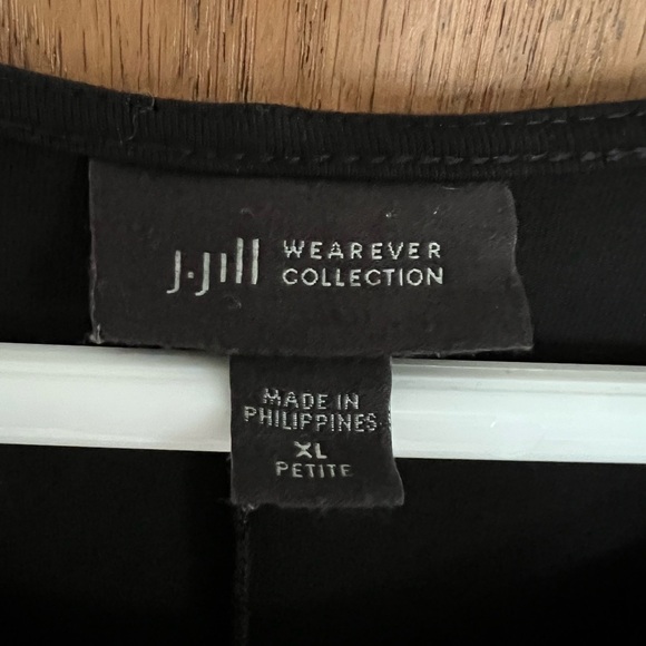 J. Jill Black Midi Dress with Keyhole Detail women’s size extra large - Picture 5 of 8